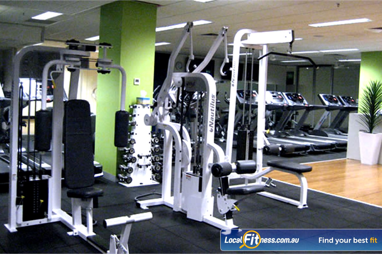 The Toorak Health Club Near Kooyong State of the art strength equipment.