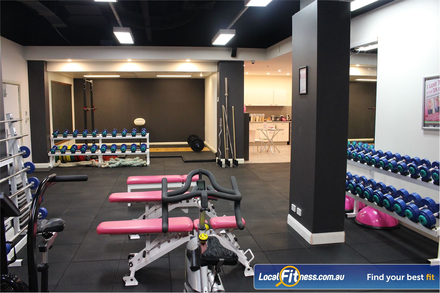 Fernwood Fitness Canberra City Near Parkes Our 24 hour Canberra gym includes a comprehensive free-weights area.