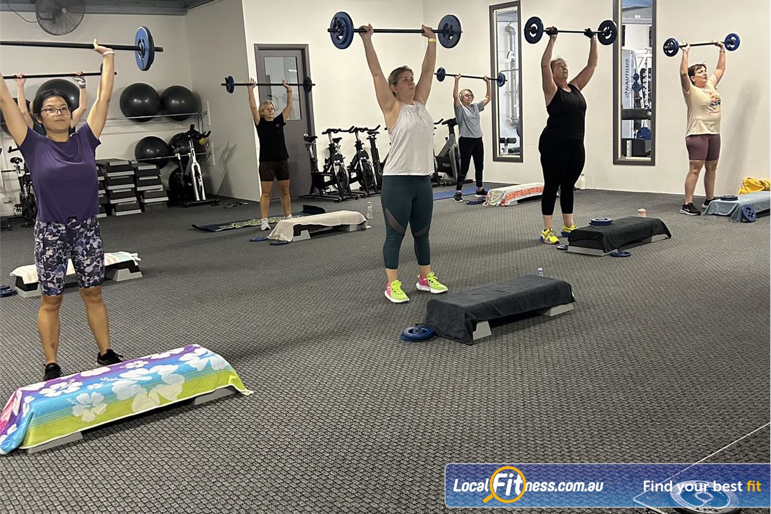 Fernwood Fitness Chermside Over 55 group fitness classes per week inc. Chermside Yoga, Pilates, HIIT and more.