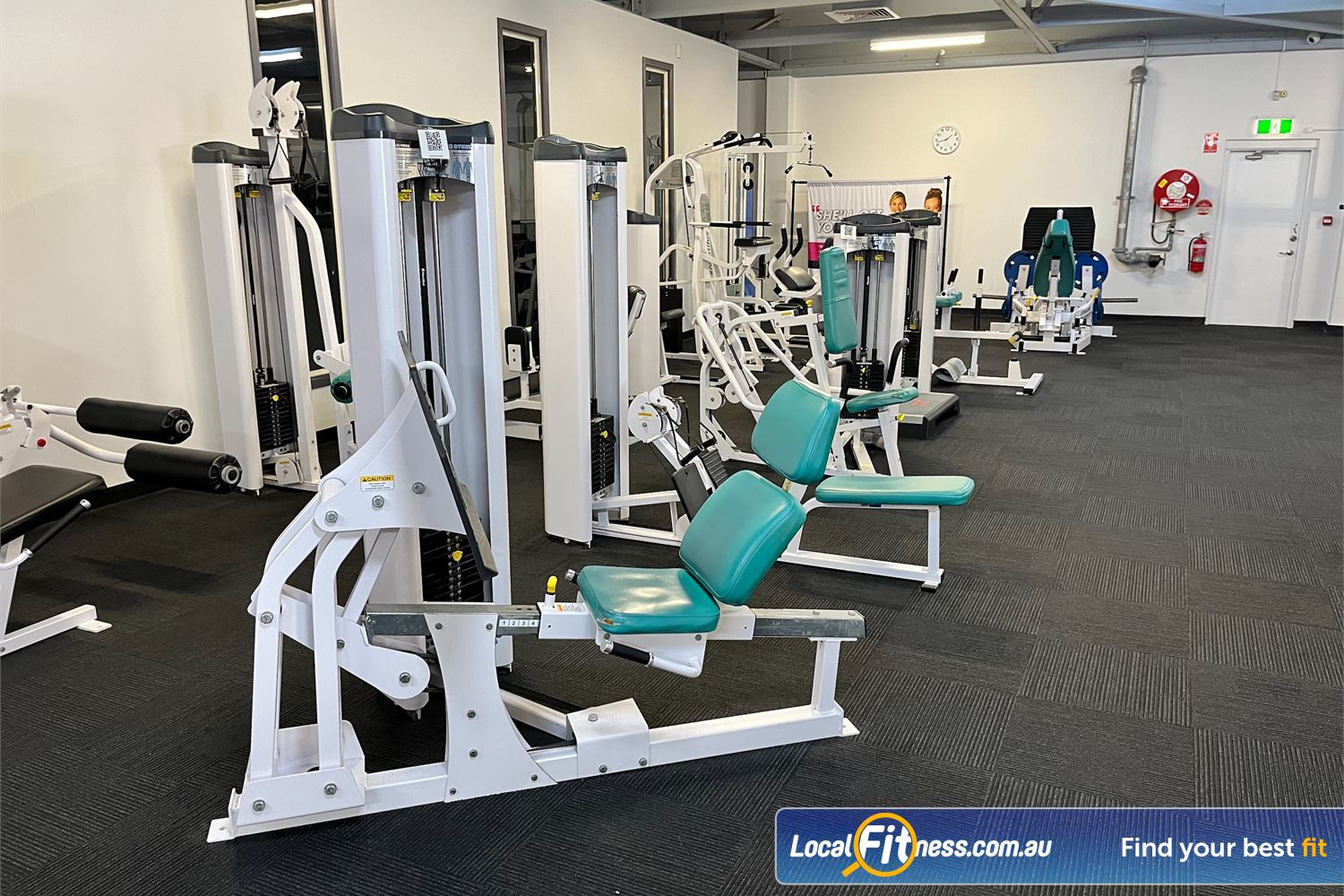 Fernwood Fitness Chermside 24-hour Chermside gym access to our easy to use pin-loading weight machines.