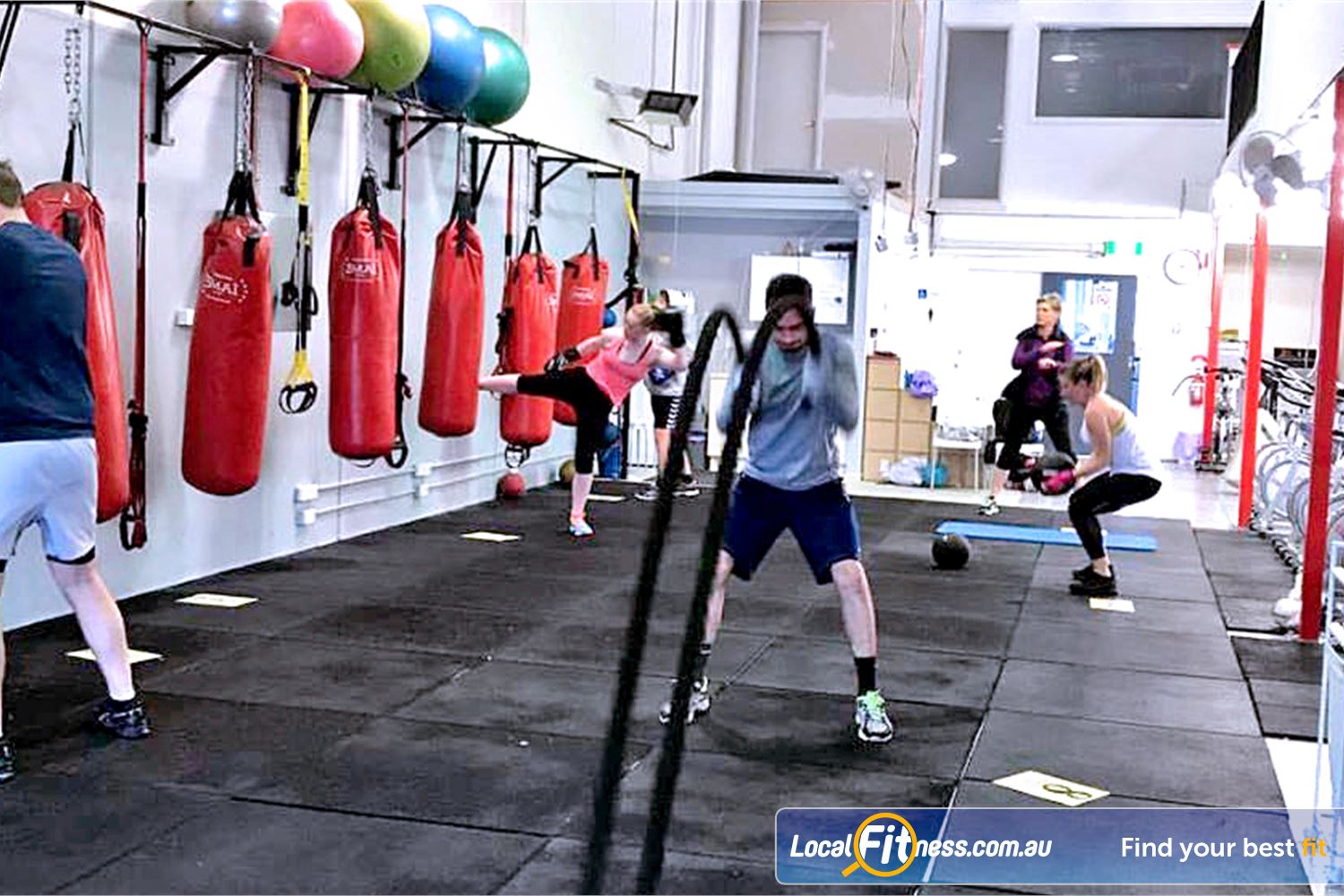 Not a Gym Near Skye Boxing, Battleropes, TRX, fitballs and more.