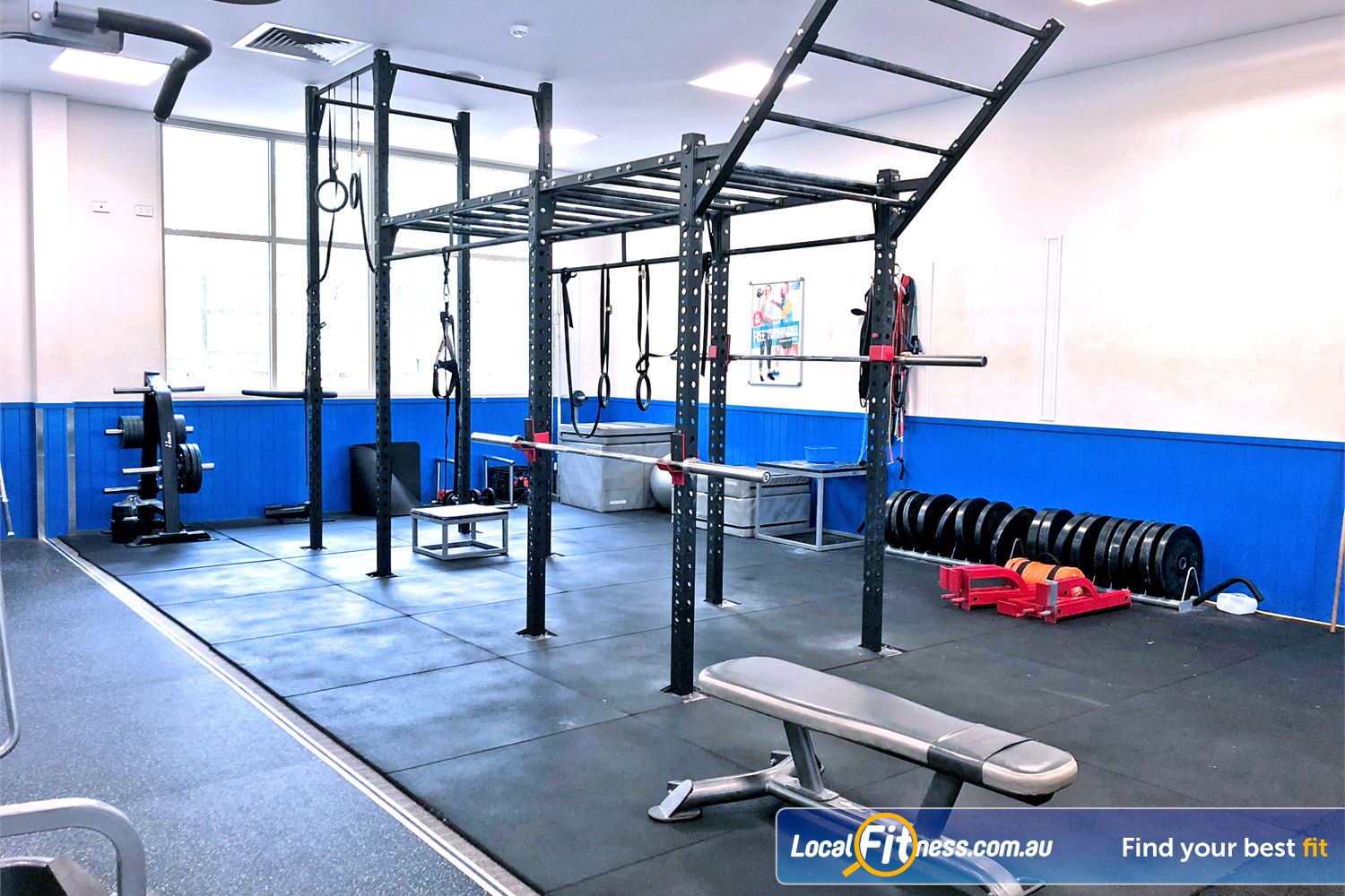 Albany Creek Leisure Centre Near Bridgeman Downs The dedicated functional training and HIIT Gym space.