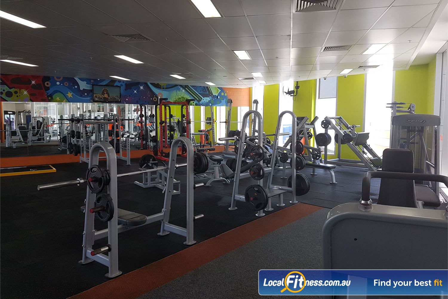 Fit n Fast Shellharbour Near Shellharbour Our free-weights area includes benches, barbells, dumbbells and more.