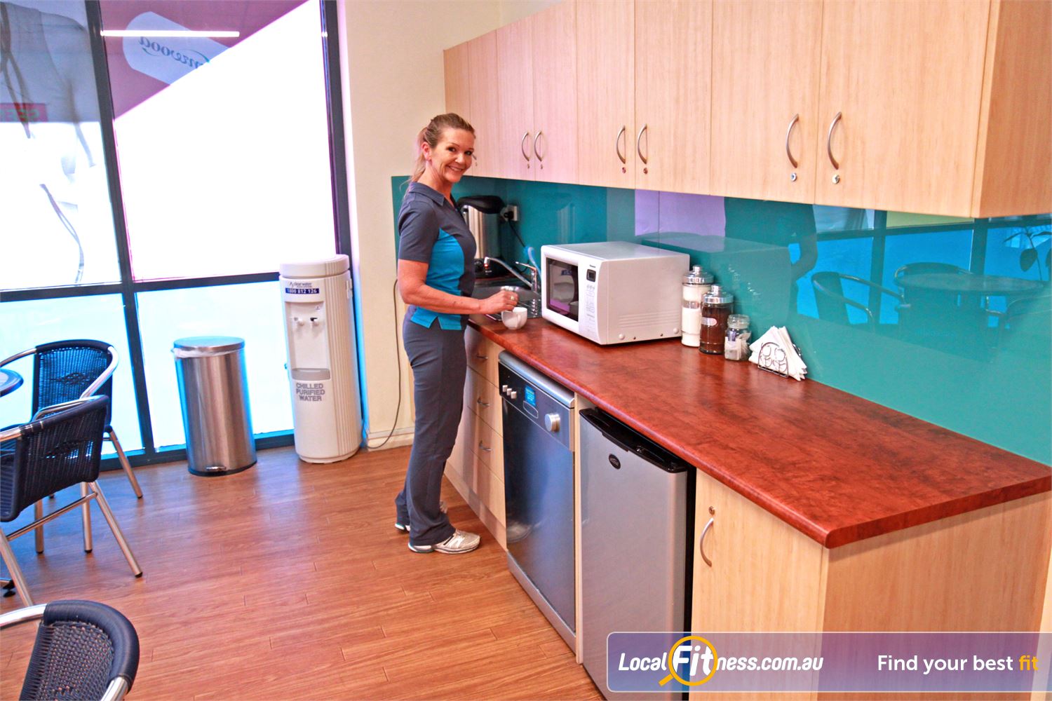 Fernwood Fitness Shellharbour First-class service with complimentary breakfast, tea and coffee.