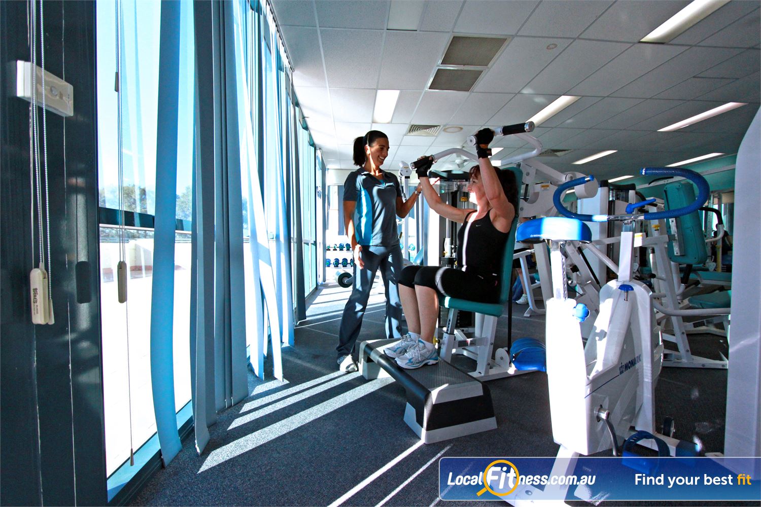 Fernwood Fitness Near Yallah Fernwood Shellharbour gym instructors can help you progress with your strength training.