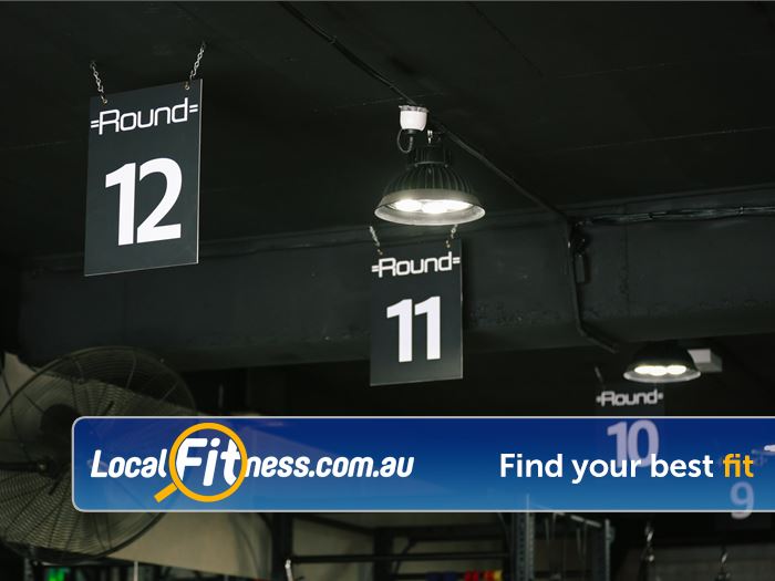 UBX Boxing + Strength Near Eveleigh In and out in 12 3 minute rounds to give you a great workout within 45 minutes.