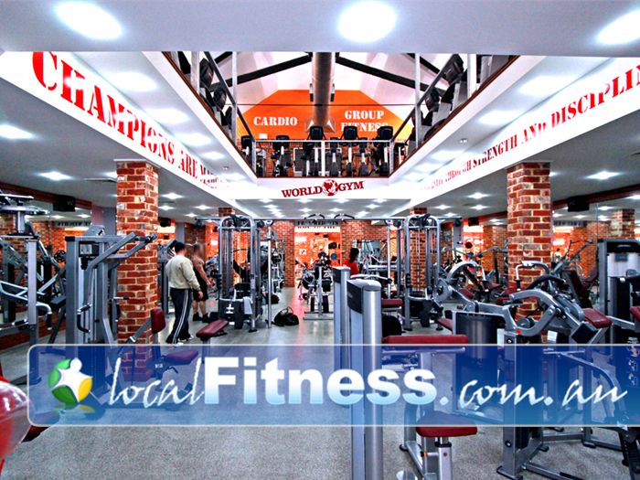 World Gym Near Parliament House 2 Levels of fitness under one roof at World Gym Adelaide.