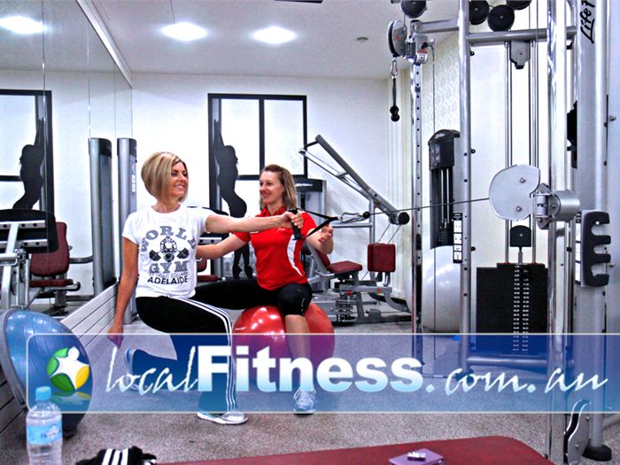 World Gym Adelaide Adelaide personal trainers understand the need for women's fitness.