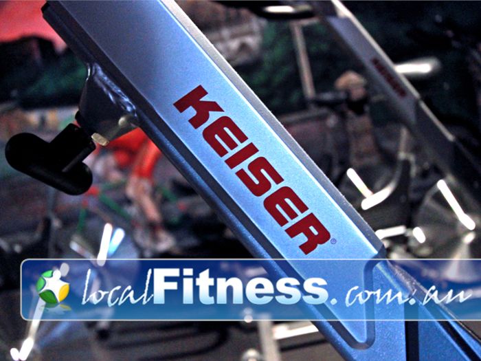 World Gym Near Parliament House The latest state of the art Keiser spinning bikes.