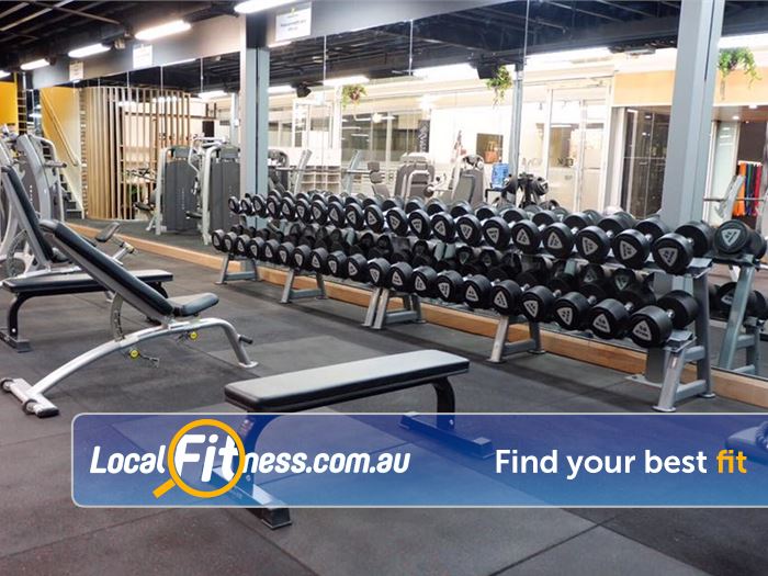 Trination Fitness 24/7 Near Zetland Get into strength training in our free-weights area.