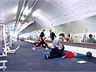Doherty's Gym Melbourne A spacious and relaxing stretch and abs area.