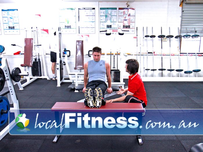 Werribee Sports and Fitness Centre Near Eynesbury Fully equipped Werribee free-weights area.