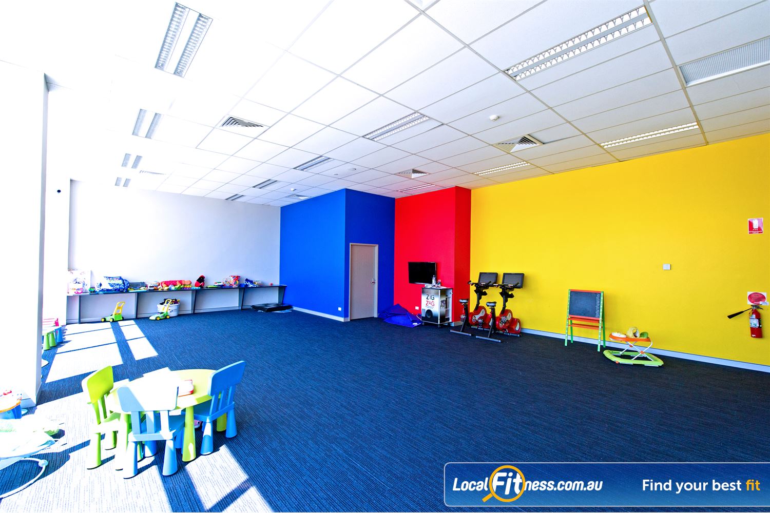 Genesis Health + Fitness Near Merrylands Your children will love the activities at the Genesis Parramatta child care area.