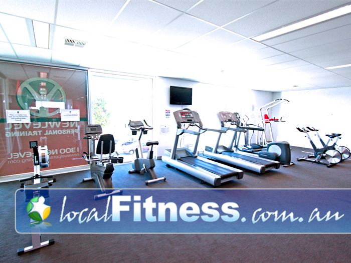New Level Personal Training Geelong Vary your cardio workout with treadmills, cycle bikes, cross trainers and more.