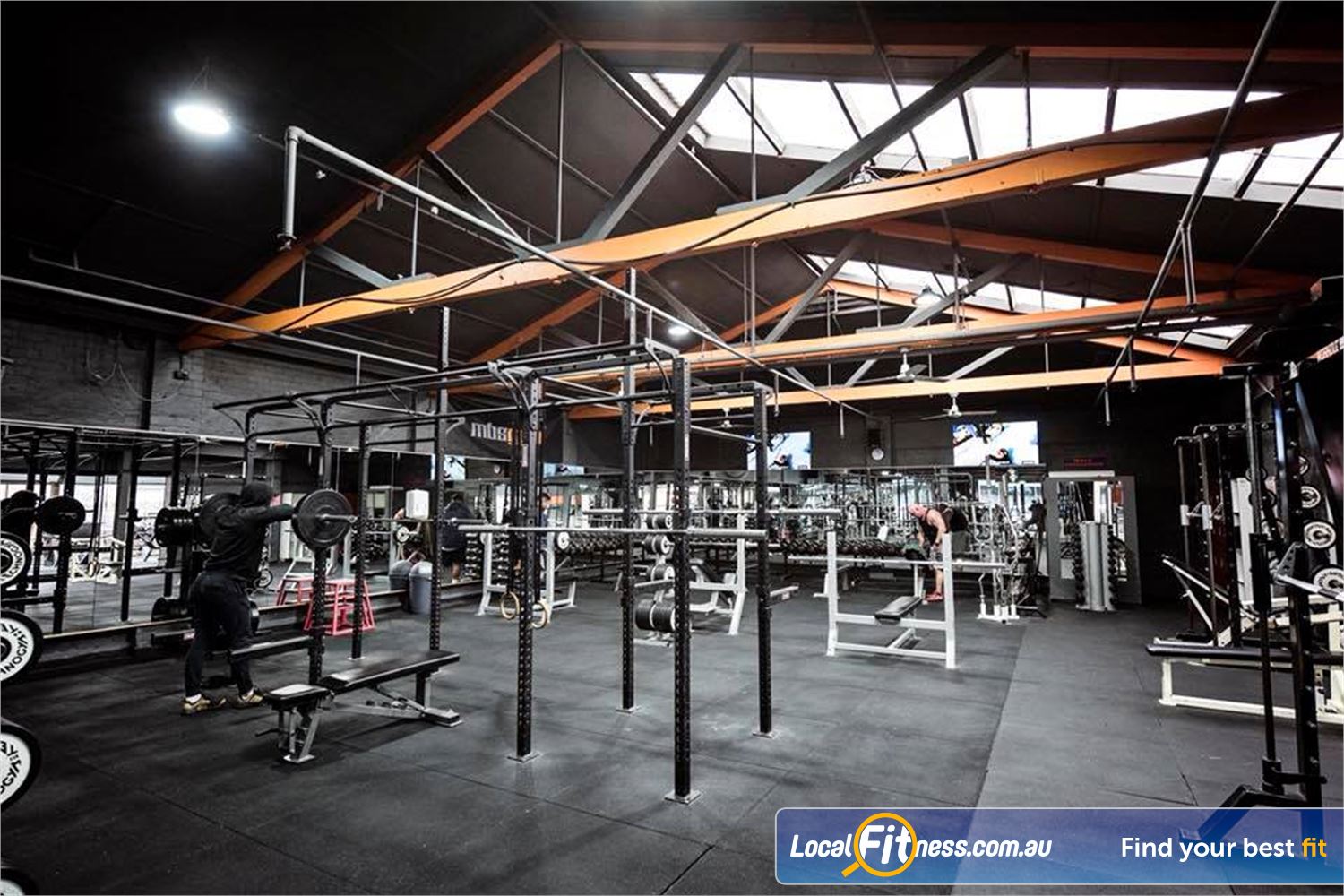Muscle & Body Shape Gym Near St Kilda 24 hour Prahran gym access to our large gym environment.