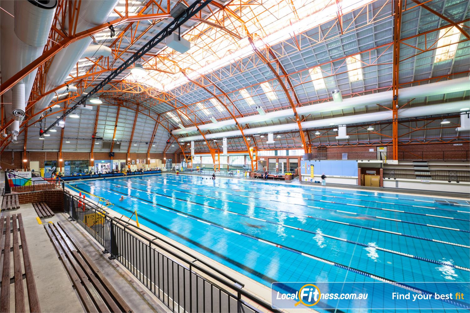 Richmond Recreation Centre - Yarra Leisure Richmond The 50m heated indoor Richmond swimming pool.