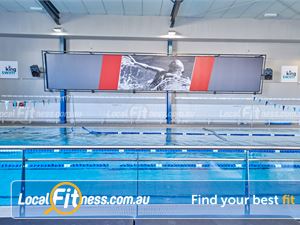 Fitness First Platinum Bayside Swimming Pool Dandenong South  | The indoor Bayside swimming pool area.