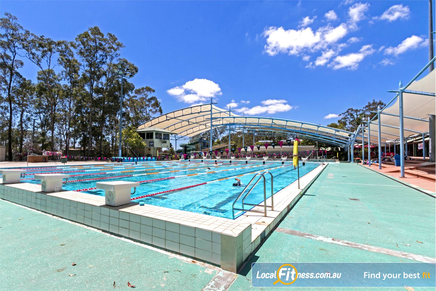 Albany Creek Leisure Centre Albany Creek The heated outdoor 50m Albany Creek swimming pool.