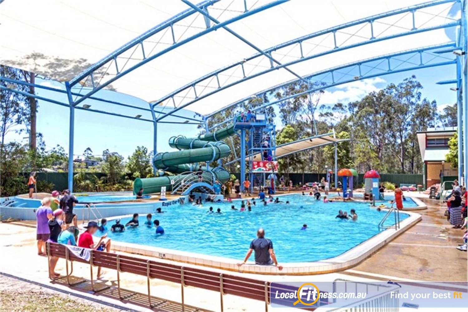 Albany Creek Leisure Centre Near Bridgeman Downs Enjoy the Outdoor Water Slide and Rapid River features.